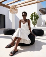 Aphrodite shell dress white 