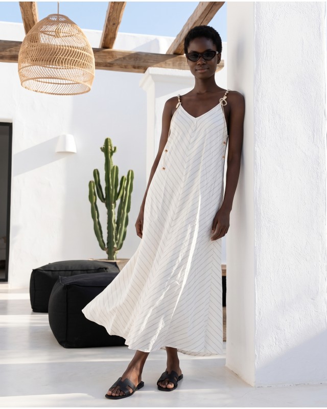 Aphrodite shell dress white 