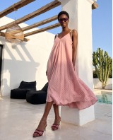 Aphrodite shell dress pink