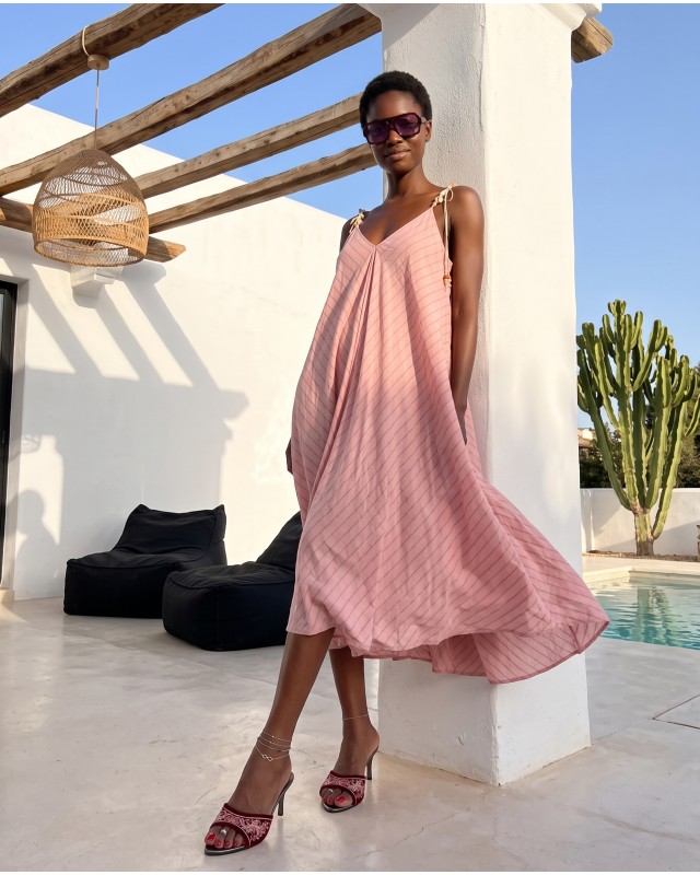 Aphrodite shell dress pink