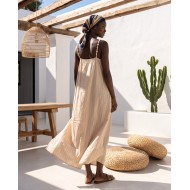 Aphrodite shell dress beige