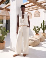 Seashell Detail Co-Ord Set white