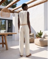 Seashell Detail Co-Ord Set white