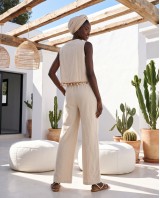 Seashell Detail Co-Ord Set sand