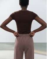 Wide-Leg Sweatpants - Cocoa