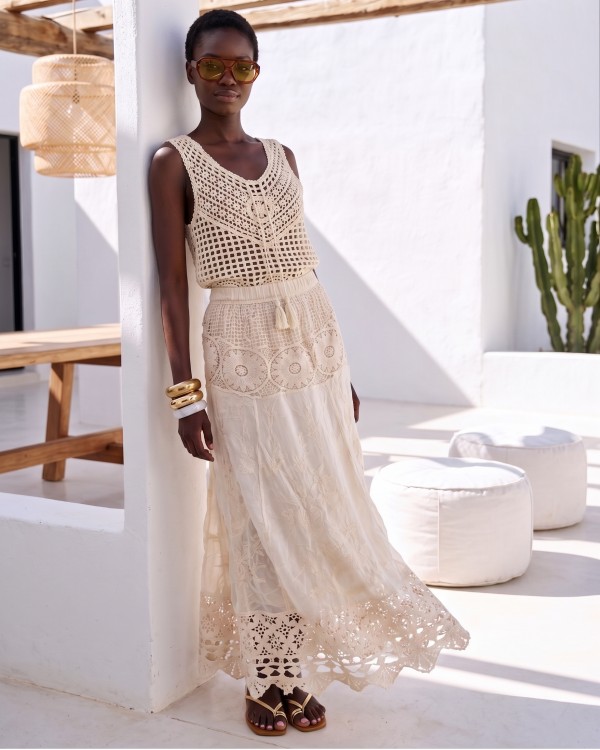 Crochet Maxi Skirt