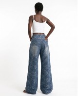 Rose High-Waisted Wide-Leg Jeans