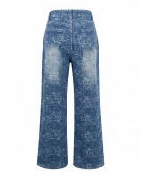 Rose High-Waisted Wide-Leg Jeans