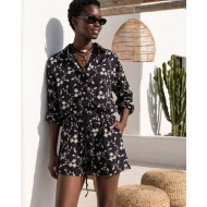 Khloe Embroidered set black