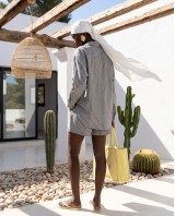  "Capri" Grey striped set 