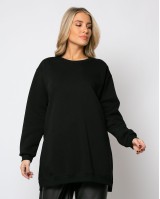 Φούτερ oversized μαύρο Φούτερ oversized μαύρο