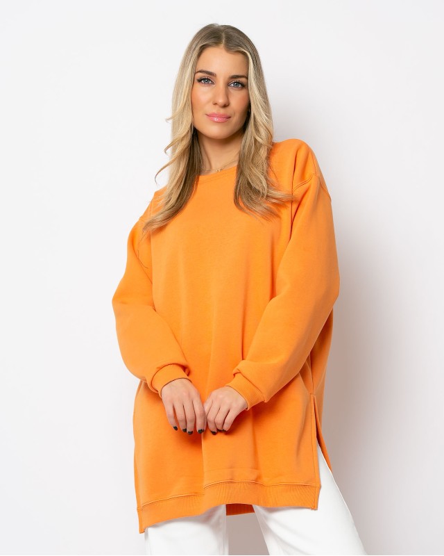 Φούτερ oversized πορτοκαλί Φούτερ oversized πορτοκαλί