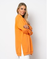 Φούτερ oversized πορτοκαλί Φούτερ oversized πορτοκαλί