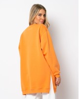 Φούτερ oversized πορτοκαλί Φούτερ oversized πορτοκαλί