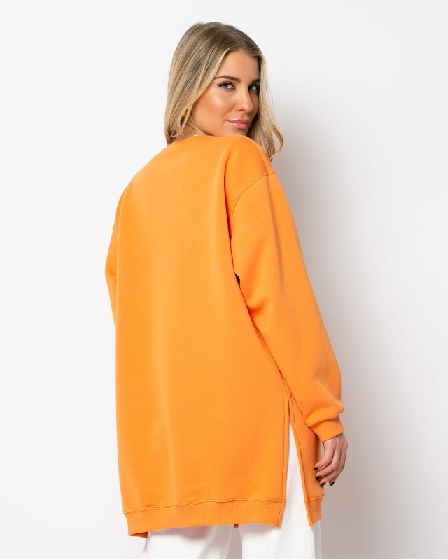 Φούτερ oversized πορτοκαλί Φούτερ oversized πορτοκαλί