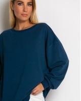 Φούτερ oversized ραφ