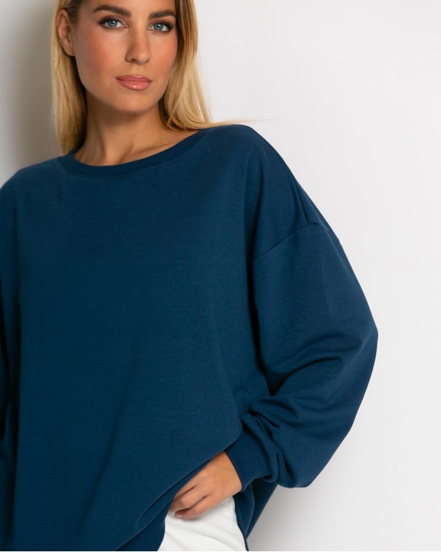 Φούτερ oversized ραφ