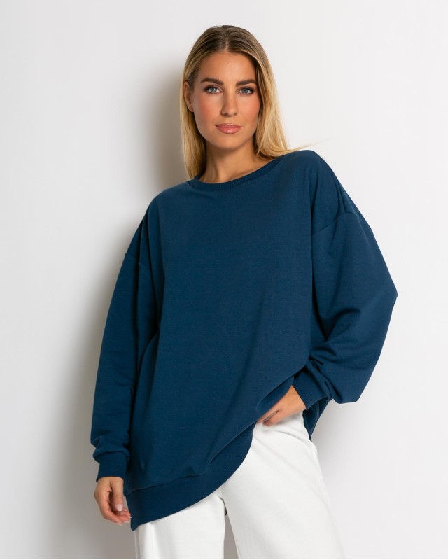 Φούτερ oversized ραφ