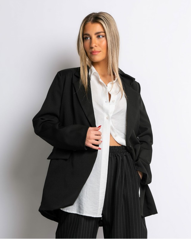 Σακάκι Oversized μαύρο Σακάκι Oversized μαύρο