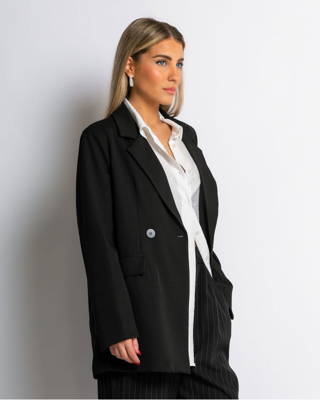 Σακάκι Oversized μαύρο Σακάκι Oversized μαύρο