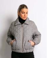 Πανωφόρι καπιτονέ γκρι