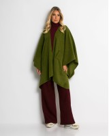 Κάπα ασύμμετρη με δέσιμο λαδί