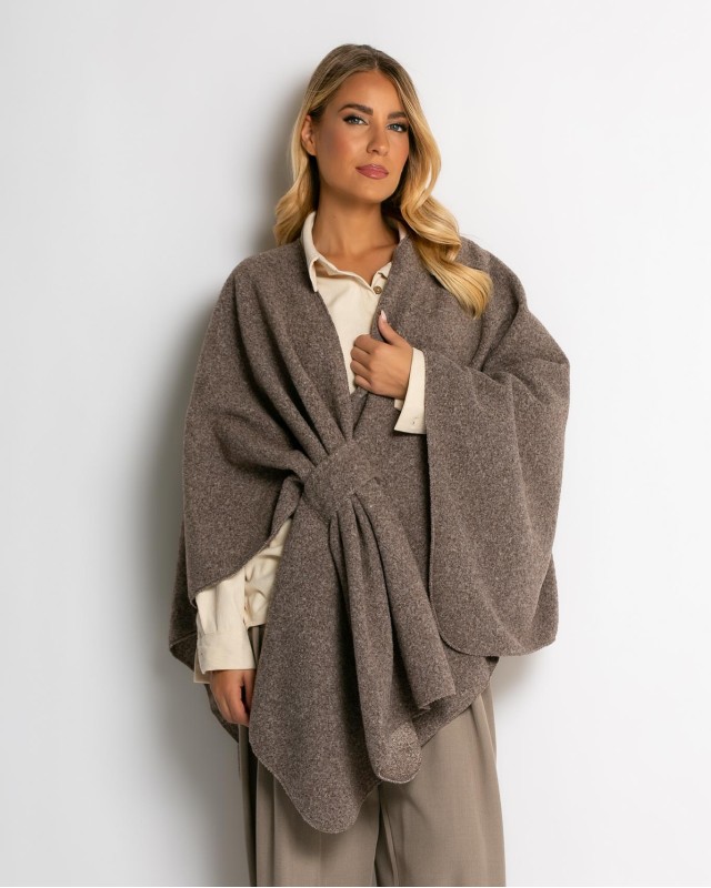 Κάπα ασύμμετρη με δέσιμο πούρο