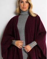 Κάπα ασύμμετρη με δέσιμο μπορντώ