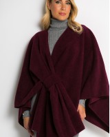 Κάπα ασύμμετρη με δέσιμο μπορντώ