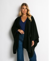 Κάπα ασύμμετρη με δέσιμο μαύρο