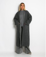 Παλτό μακρύ ανθρακί