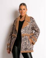 Ημίπαλτο μουτόν ζεβρέ 