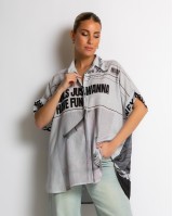 Πουκάμισο oversized με print ''Girls'' Πουκάμισο oversized με print ''Girls''
