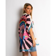 Πουκάμισο oversized με print J'adore