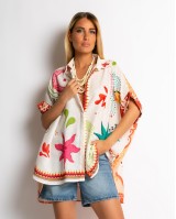 Πουκάμισο oversized με print Starfish