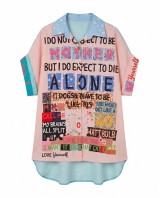 Πουκάμισο oversized με print Alone