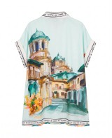 Πουκάμισο oversized με print City
