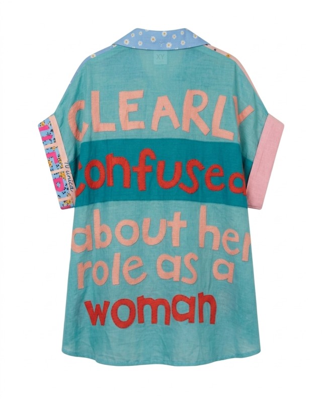 Πουκάμισο oversized με print Alone