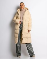 Μπουφαν oversized μπεζ