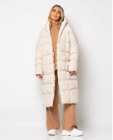 Μπουφαν oversized cream