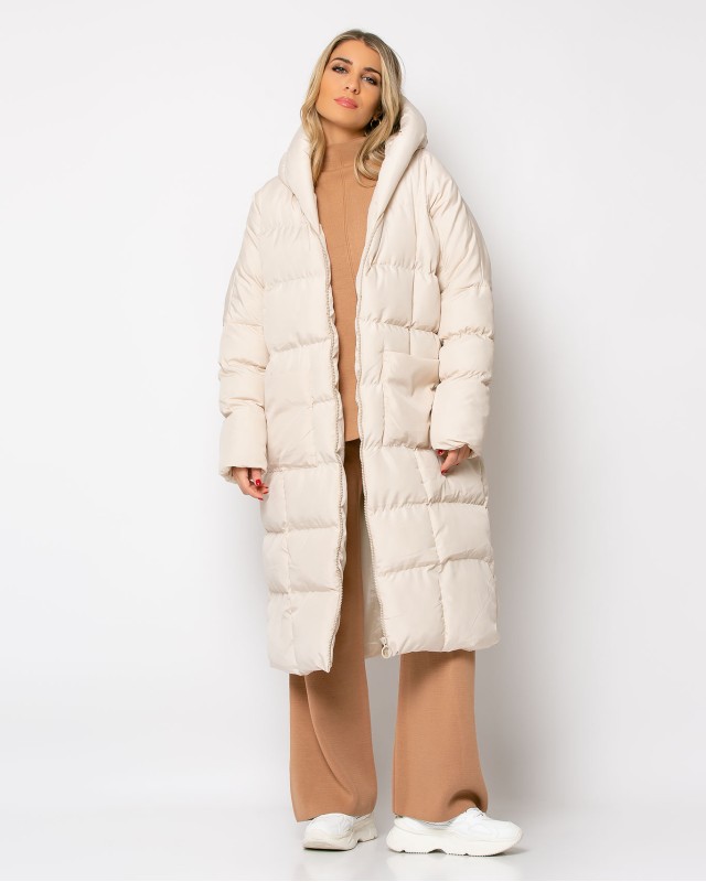 Μπουφαν oversized cream