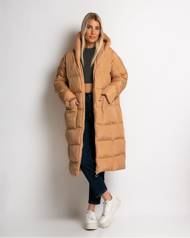 Μπουφαν oversized καπουτσίνο