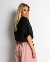 Μπλούζα κοντομάνικη μαύρο