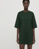 Μπλούζα κοντομάνικη βαμβακερή oversized army