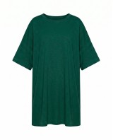 Μπλούζα κοντομάνικη oversized κυπαρισσί