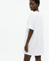 Μπλούζα κοντομάνικη oversized λευκή
