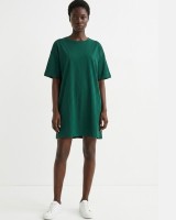 Μπλούζα κοντομάνικη oversized κυπαρισσί