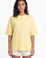 Μπλούζα οversized με τρουακάρ μανίκι yellow