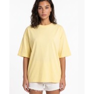 Μπλούζα οversized με τρουακάρ μανίκι yellow