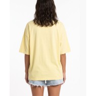 Μπλούζα οversized με τρουακάρ μανίκι yellow